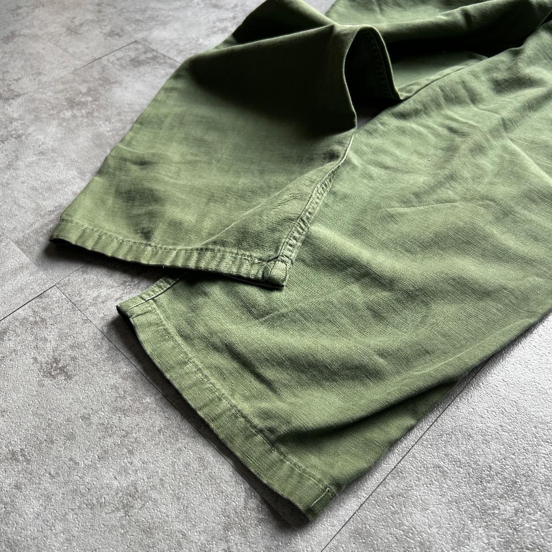 60s アメリカ軍 OG107 ベイカーパンツ 30×35