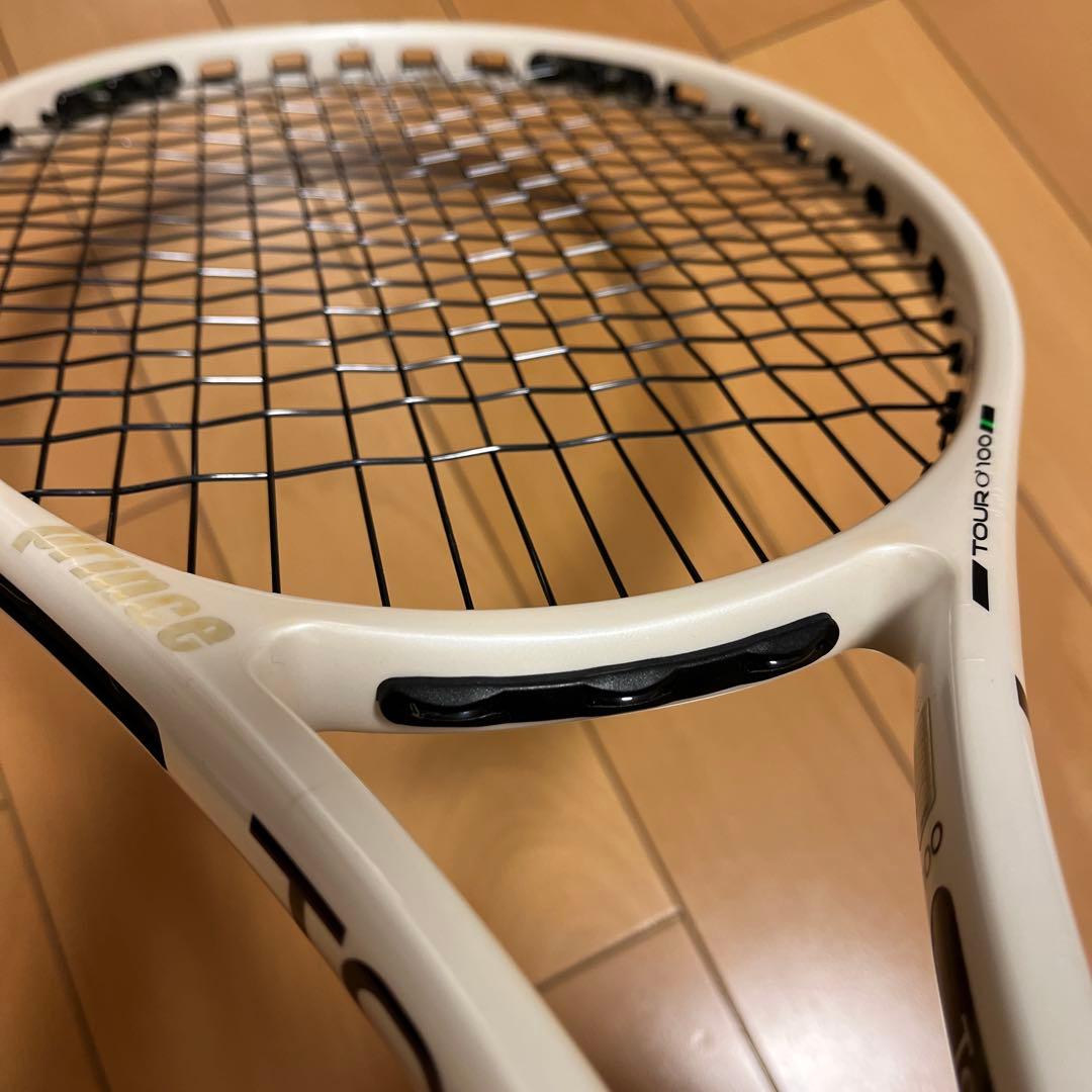 プリンス TOUR ツアー100 テニスラケット ホワイト