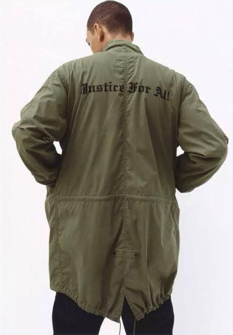 Supreme fishtail parka ブラック モッズコート