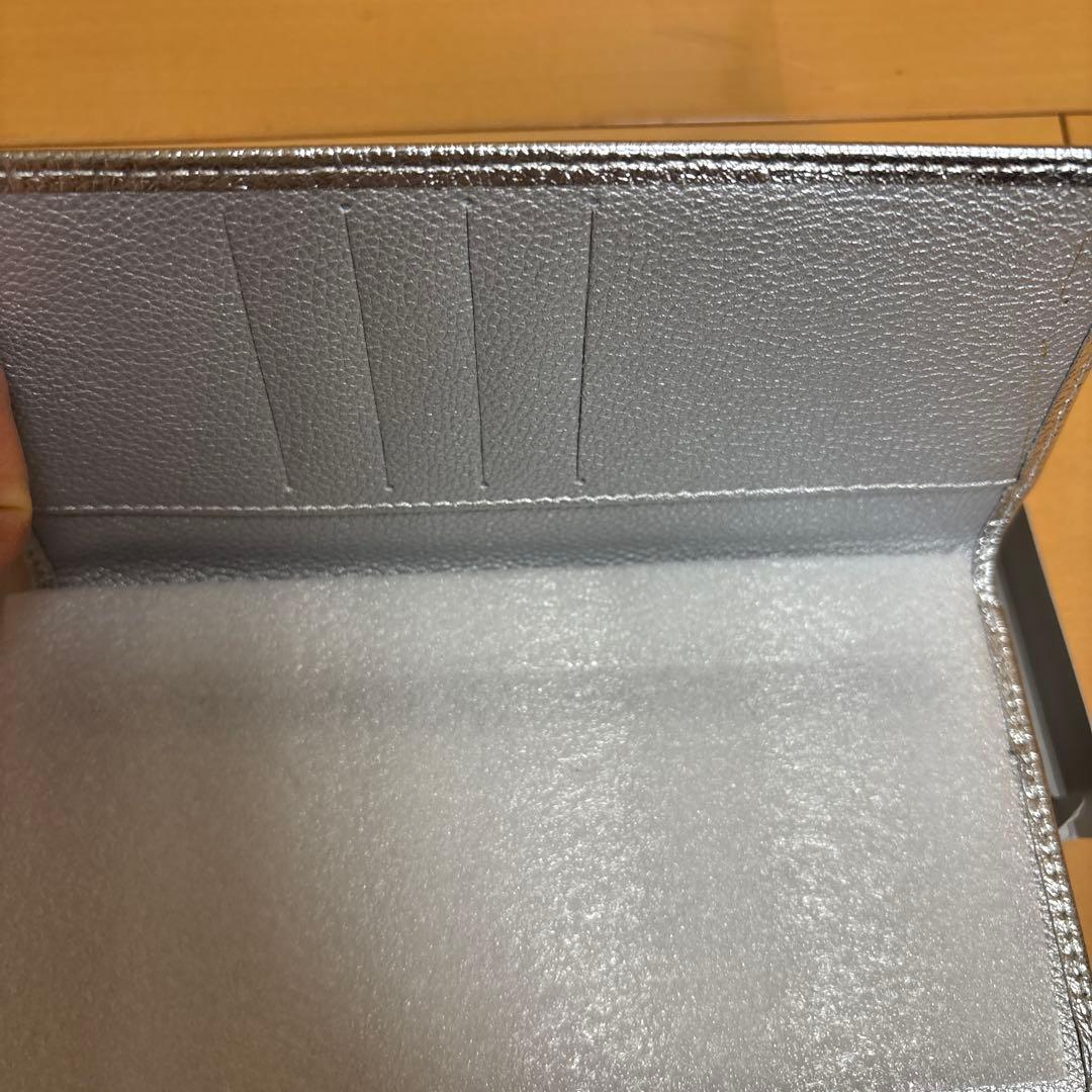 皇居 シルバー 新品 長財布 箱あり　財布