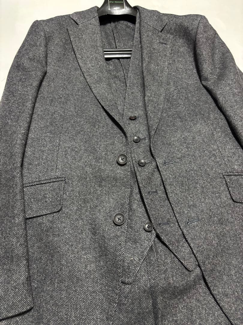 D'or Homme ドームオム　スリーピーススーツ　ウール　A8