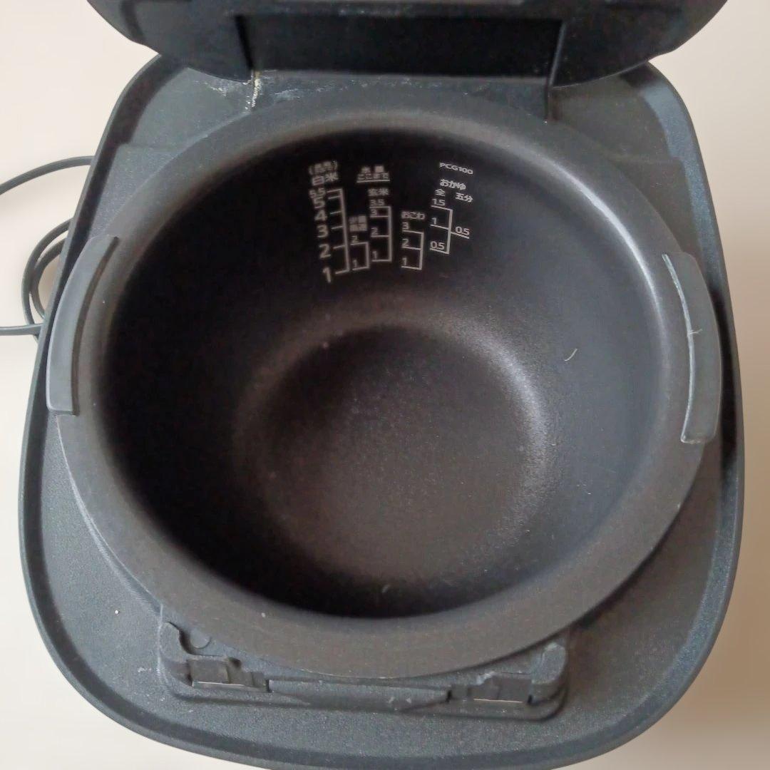 お値下げ不可TIGER タイガー　JPC-G 炊飯器 黒　21年製　5.5合炊き