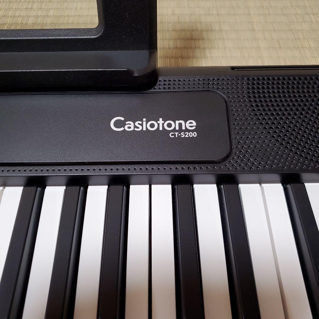 Casiotone CT-S200 電子キーボード 譜面台付き