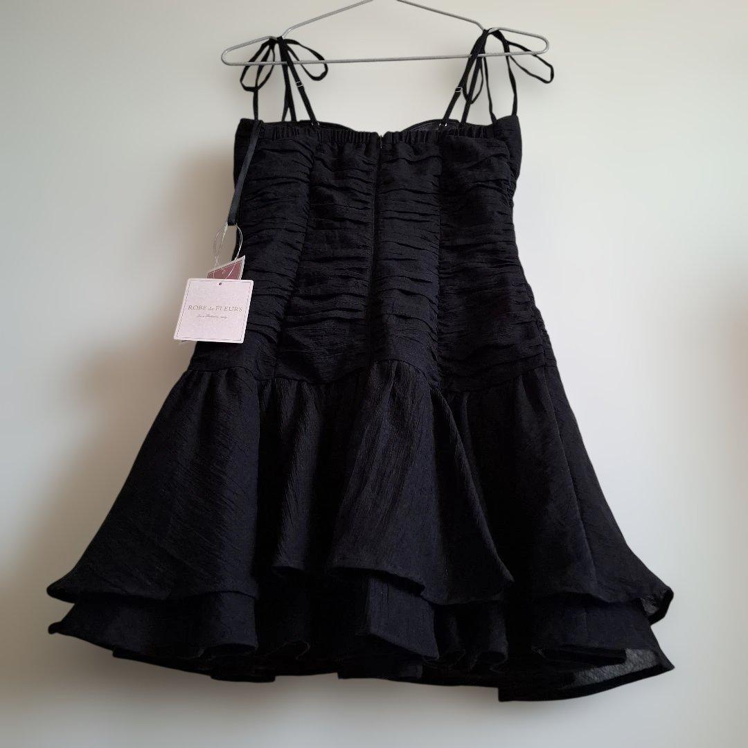 ♡*様 ROBE de FLEURS サテン/ フロントシフォン/ ミニ/ キャ