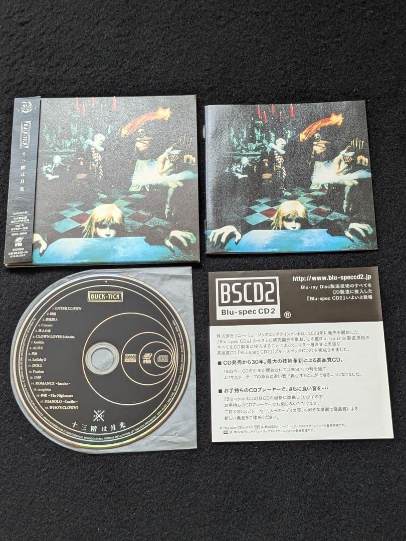 BUCK-TICK 十三階は月光　紙ジャケット　完全生産限定盤　櫻井敦司　今井寿