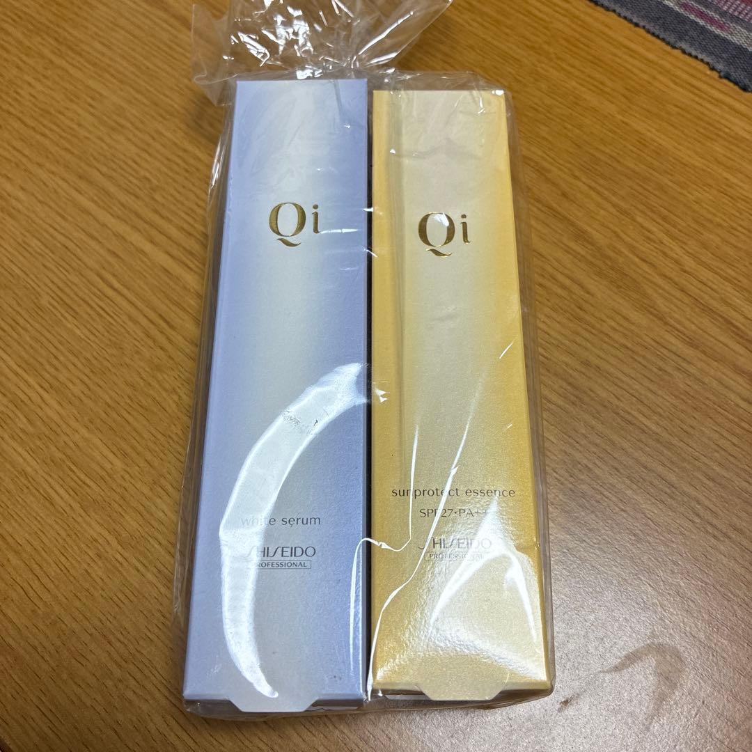 SHISEIDO Qi セット 美容液 サンプロテクトエッセンス&ホワイトセラム