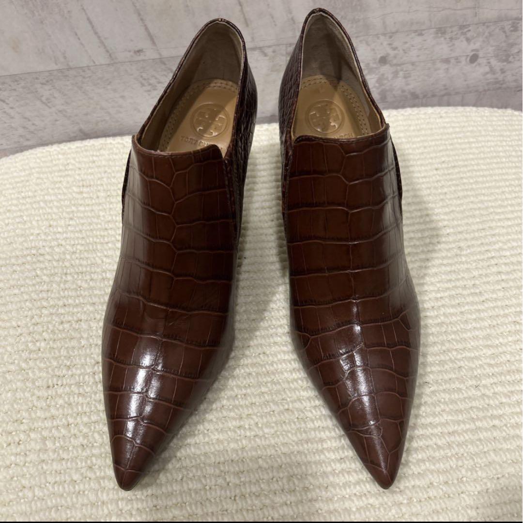 ✨極美品✨TORY BURCH トリーバーチ クロコ型押し ブーティ