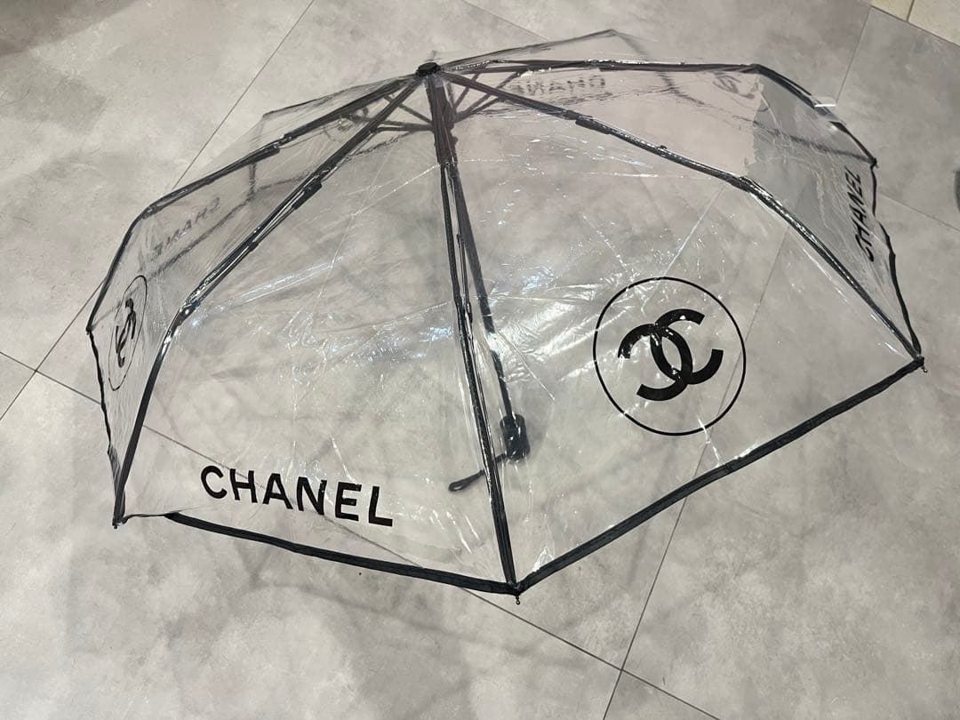 CHANEL 透明折りたたみ傘