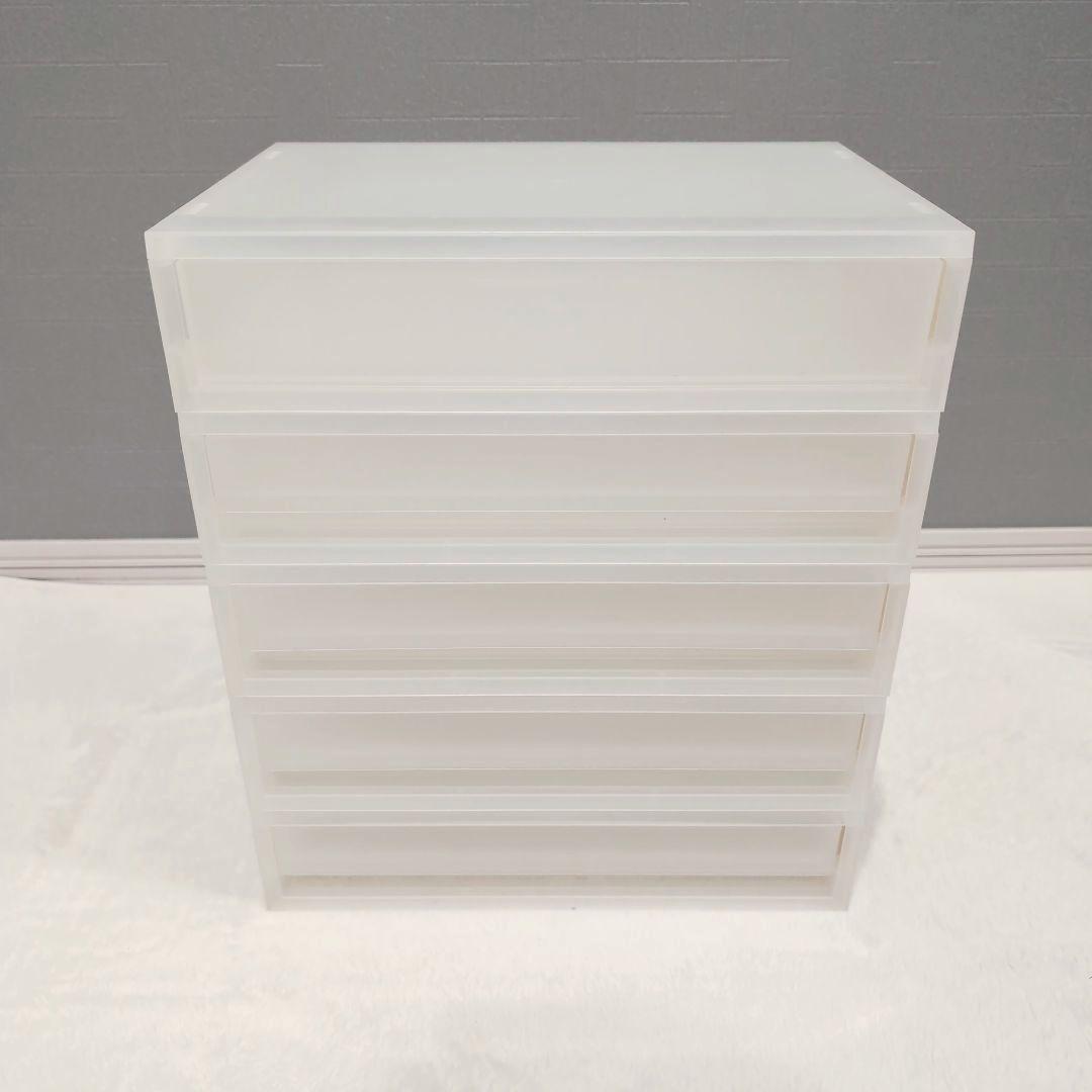 oyajimaman　無印良品 ポリプロピレン ケース 引出式 横ワイド