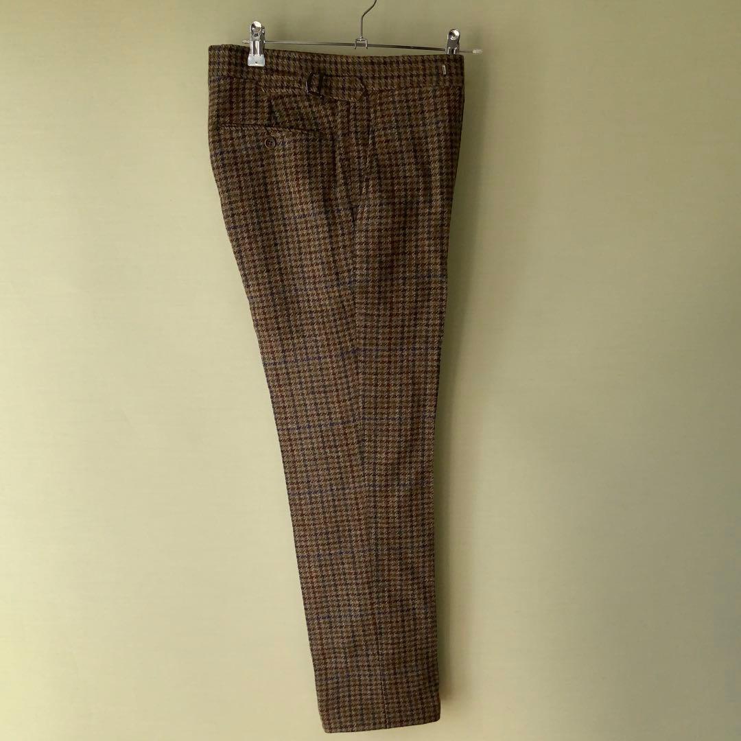 イタリア製POLO ラルフローレン ツイードパンツ30/32ガンクラブチェック