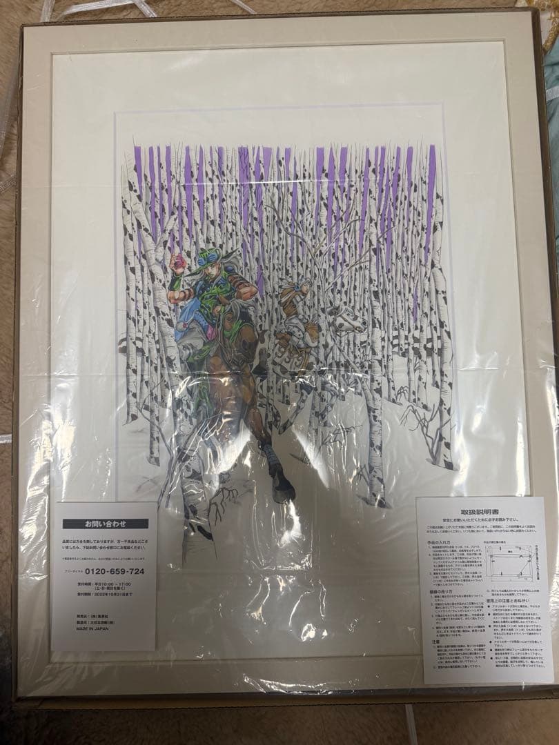 ジョジョの奇妙な冒険　スティールボールラン　高級複製原画　第7部