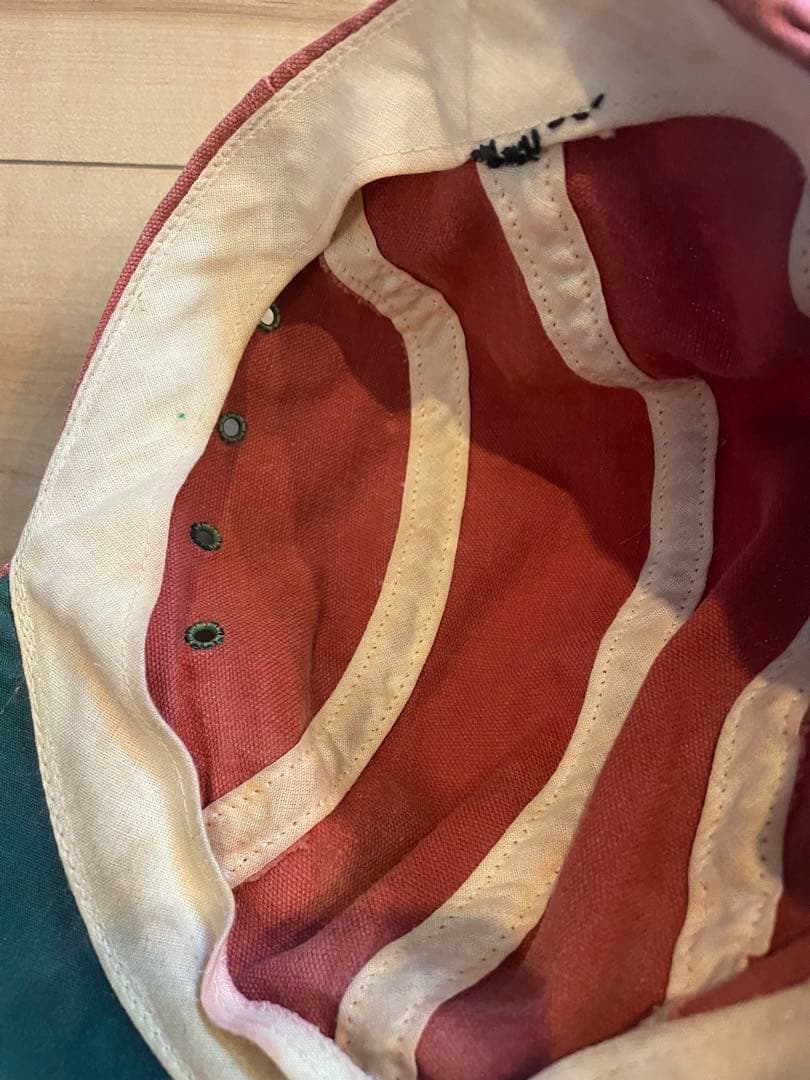 L.L.Bean ロングビルキャップ　赤　80s