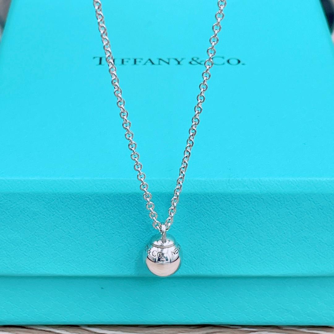 ◇ティファニー◇新品仕上済 ハードウェア ボール ネックレス Ag925 3.7
