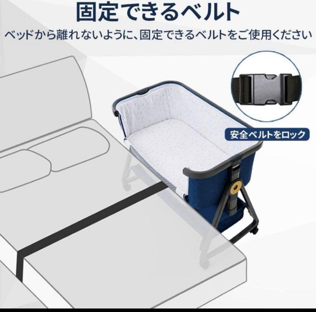 早い者勝ち！HZDMJ ベビーベッド　カーキ