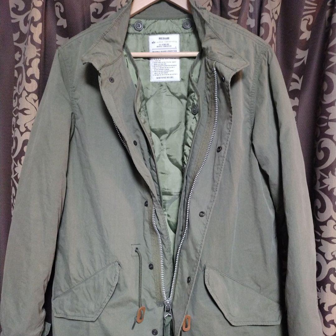 ALPHAアルファインダストリーズM-65モッズコートフィッシュテール