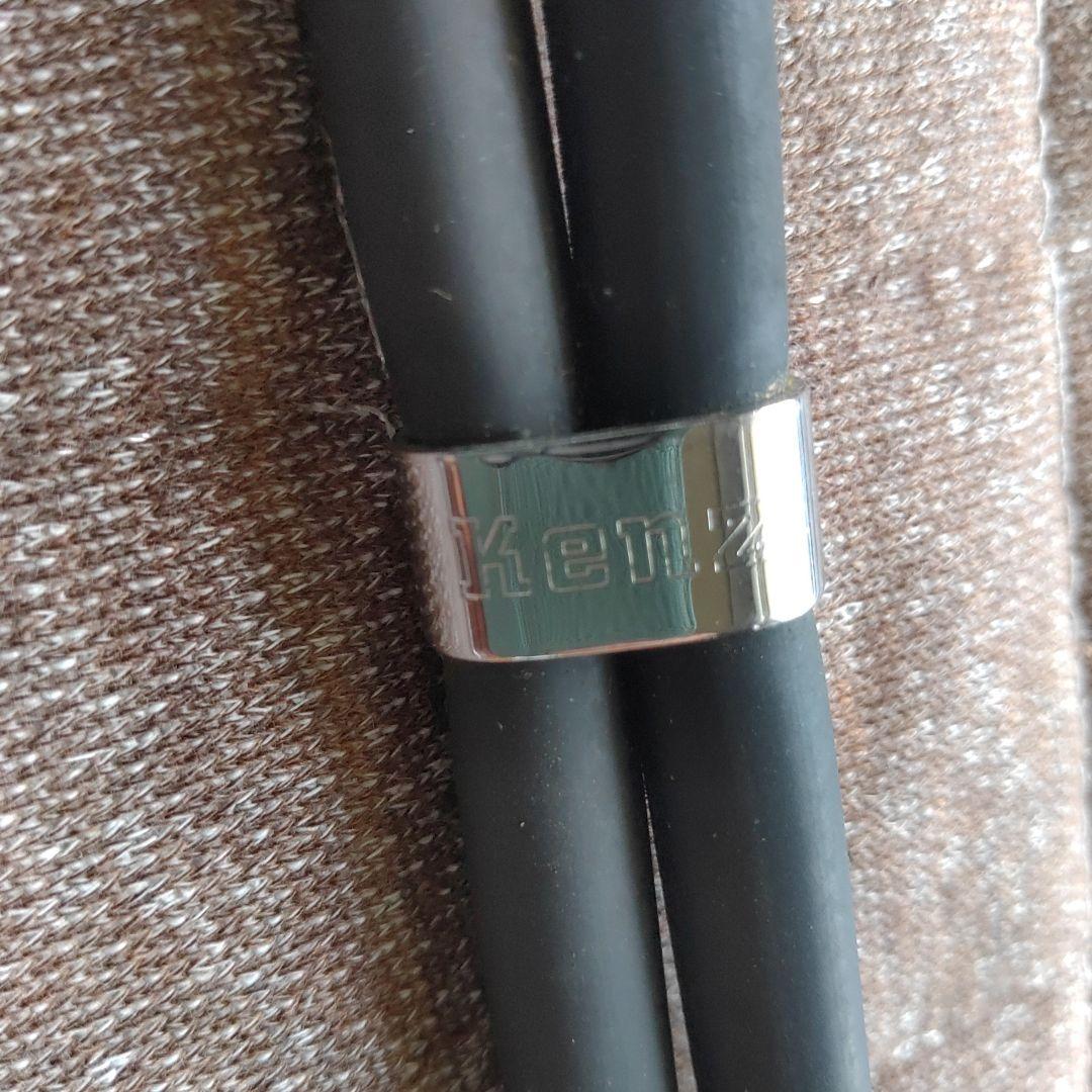 Kenz　ケンツメディコ　ラパポート聴診器　聴診器 黒 交換用イヤーチップ付