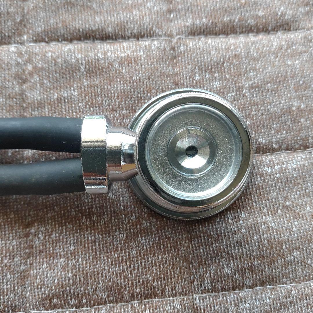 Kenz　ケンツメディコ　ラパポート聴診器　聴診器 黒 交換用イヤーチップ付