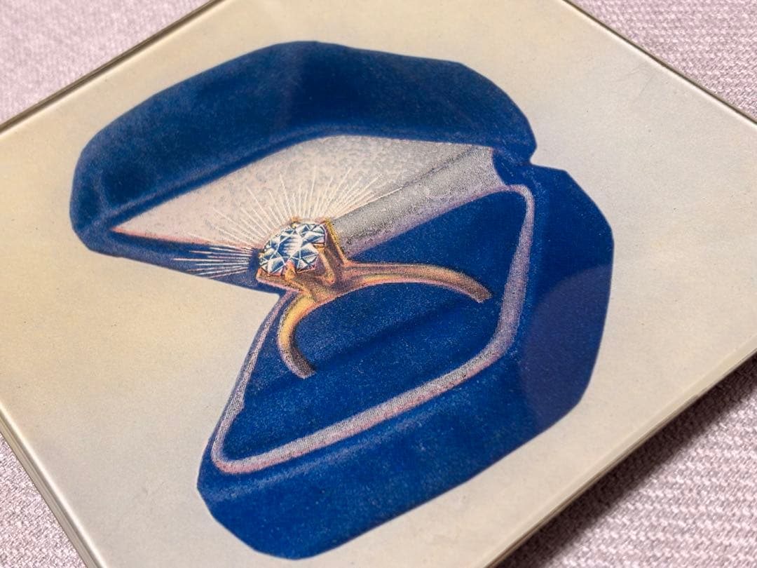 ジョンデリアン デコパージュ★ダイヤモンドリング★