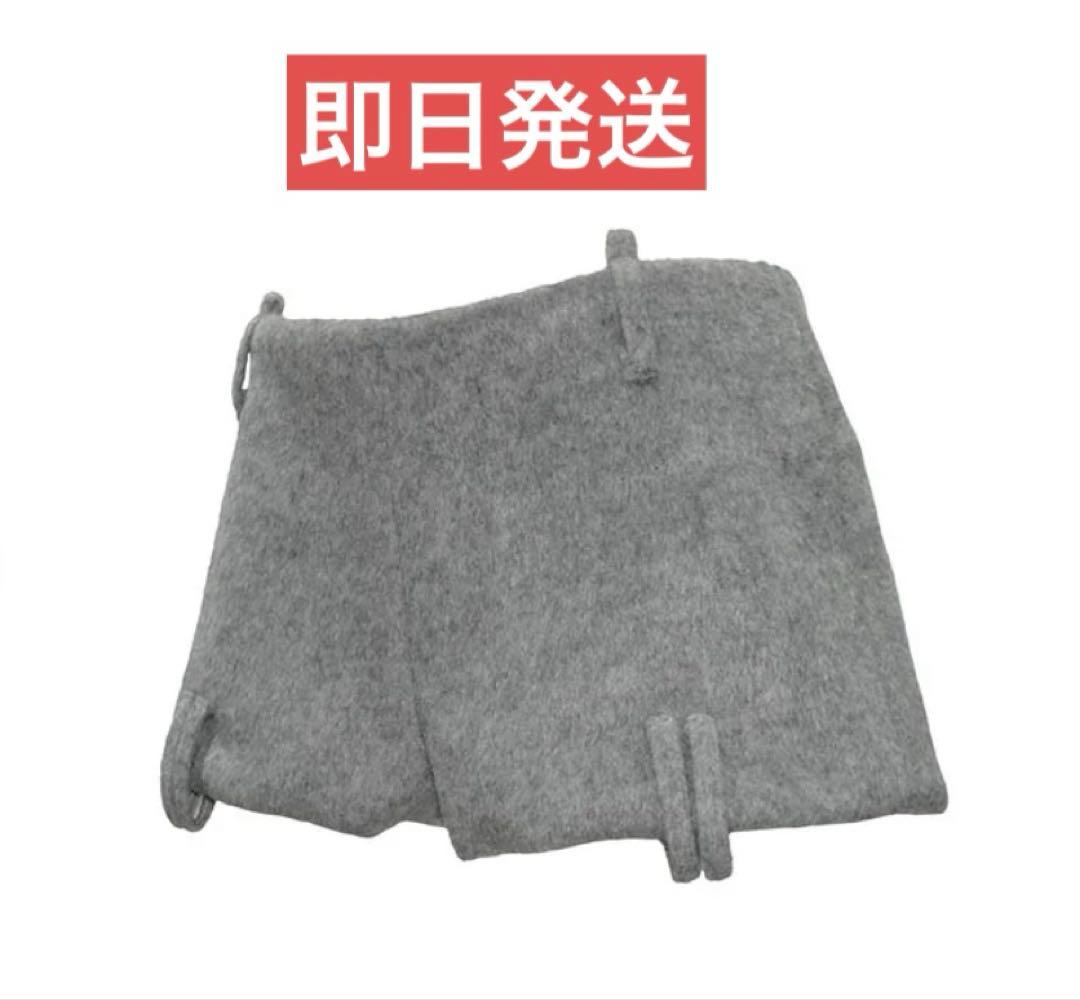 新品 THEREDTHREAD S shaggy shorts　gray S