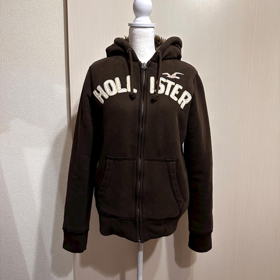 HOLLISTER ボアパーカー　ブラウン　サイズS　HR0812