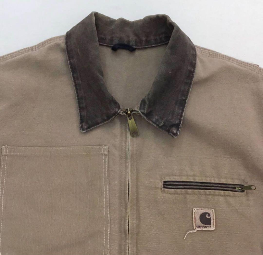 へ*ち様 【希少】Carhartt デトロイトジャケット リメイクベスト ヴィン