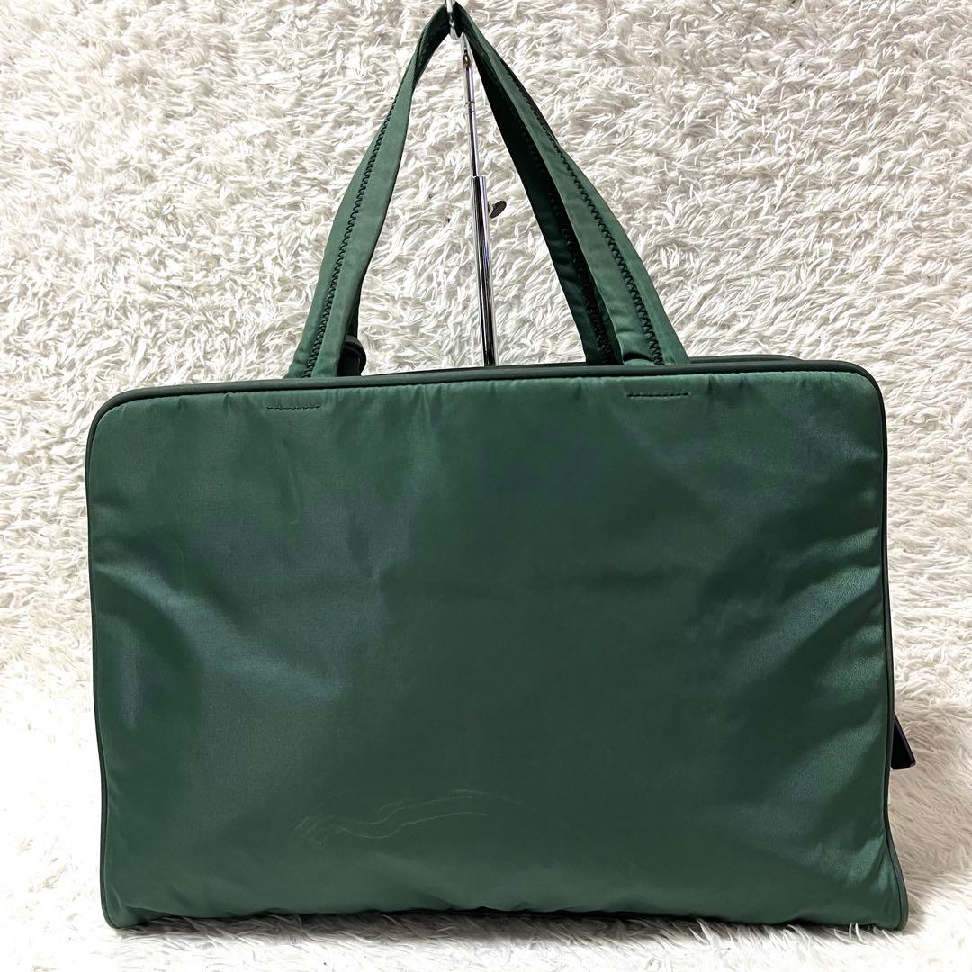 ✨超激レア✨PRADA ビジネスバッグ 3気室 三角ロゴプレート カデナ 南京錠