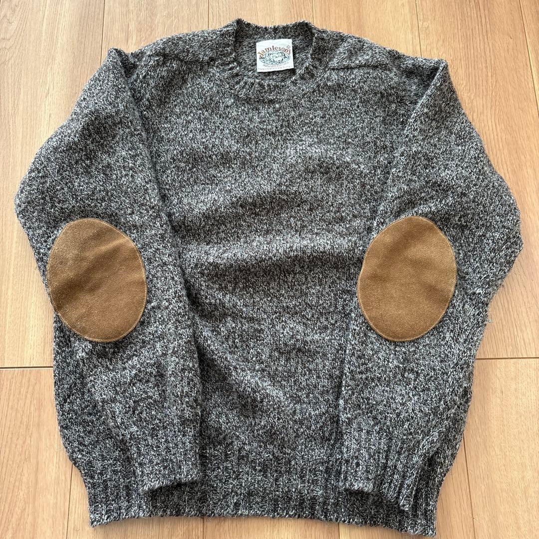 Jamieson's グレー ニットセーター