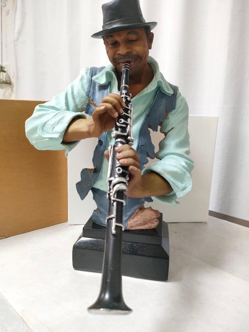 リアル　人形　ミュージック　JAZZ演奏者　BAR　飲食店などに　特大