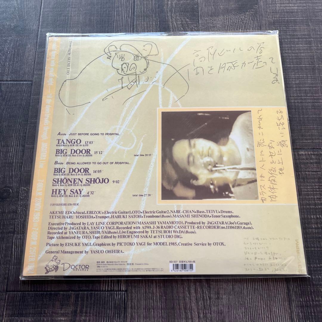 専用出品 Jagatara – 君と踊りあかそう日の出を見るまで LP