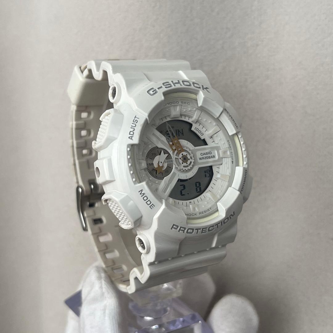 K*N様 美品 G-SHOCK GA-110LE 星 ホワイト ラバコレ 希少