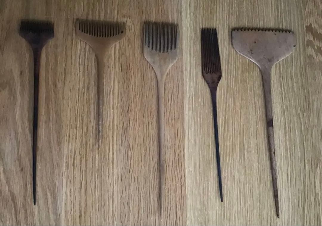 櫛　日本髪　レトロ