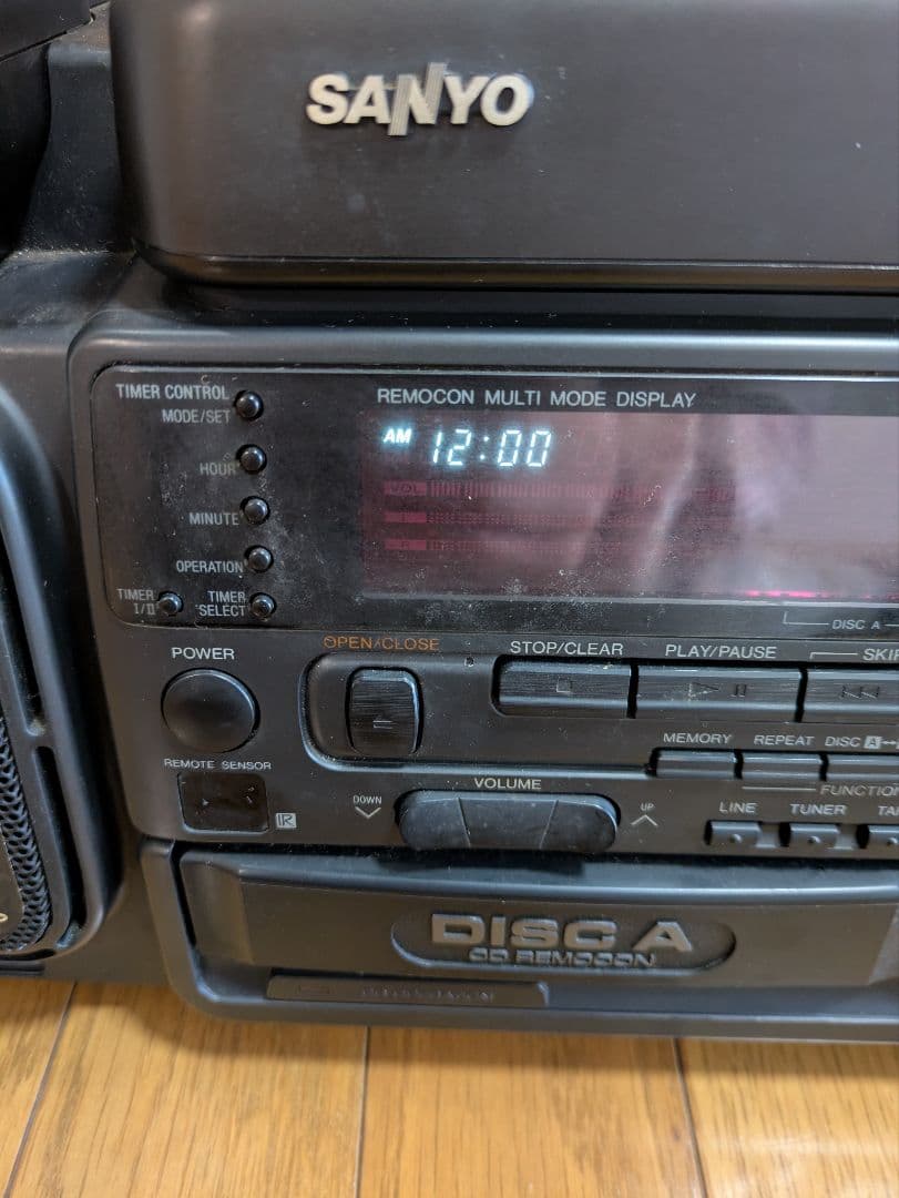 【SANYO】サンヨー PH-WCD 950 ツインCDダブルカセットズシーン