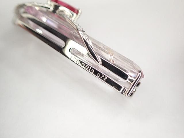 美品 Pt900 クンツァイト12.71ct ピンクトルマリン ペンダントトップ