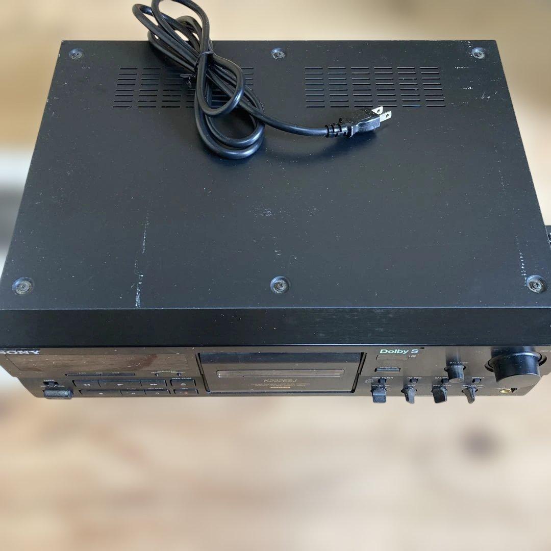 SONY TC-K222ESJ カセットデッキ リモコン付き　ジャンク品