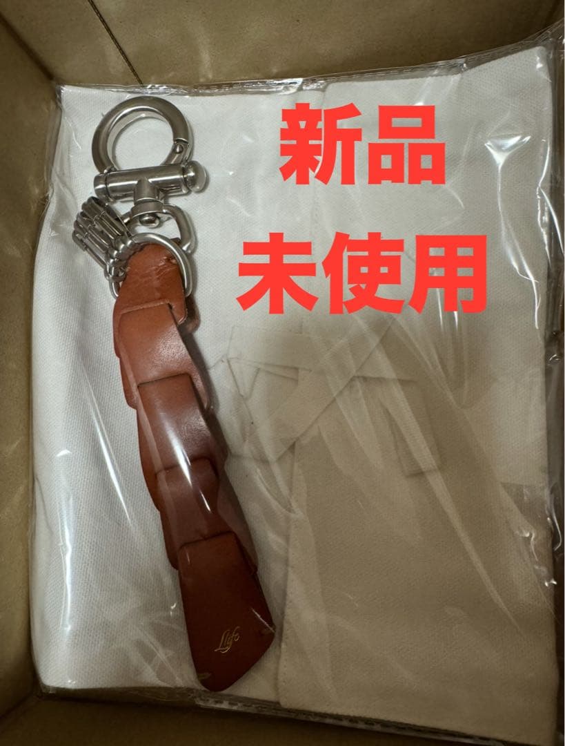 小物 LIFE LEATHER KEY-CHAIN Sienna