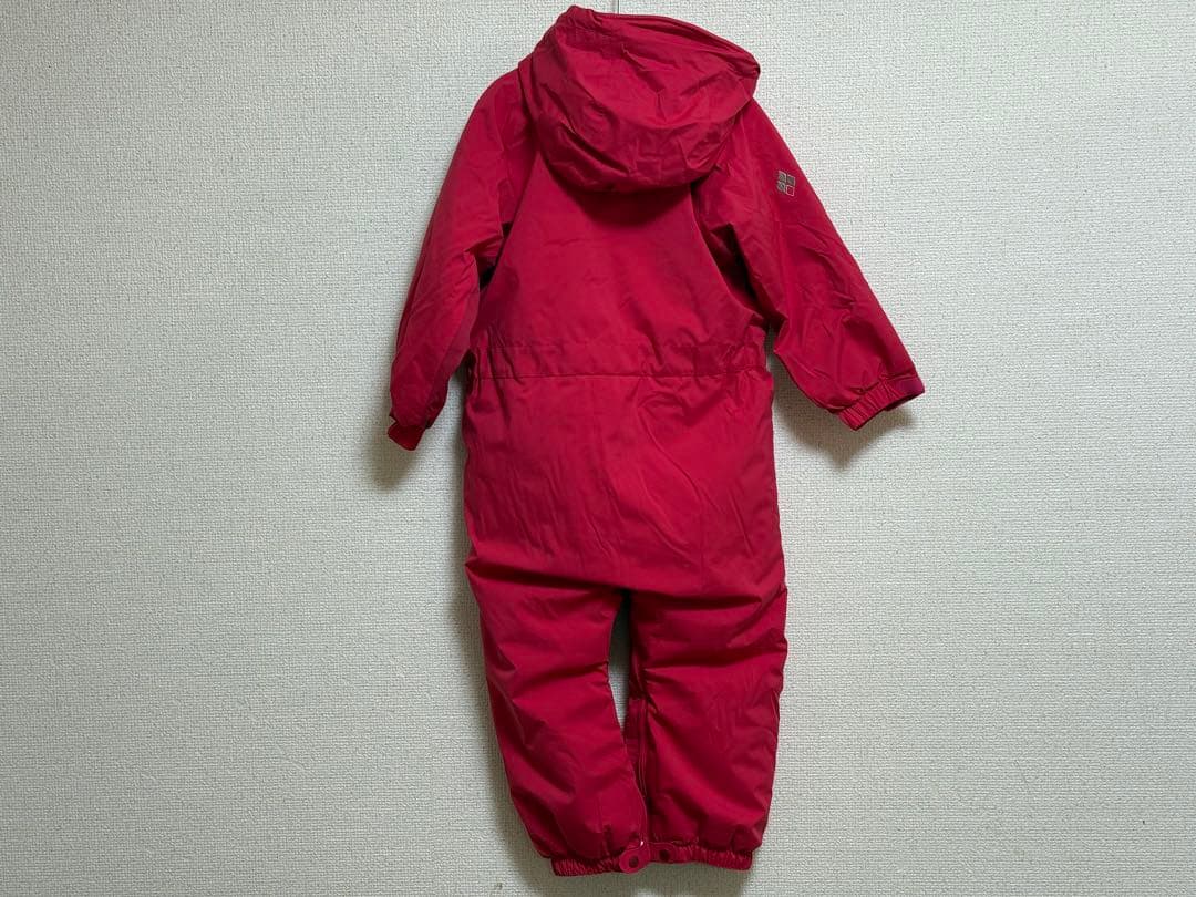 mont-bell モンベル　フード付き　オーバーオール　スキーウェア