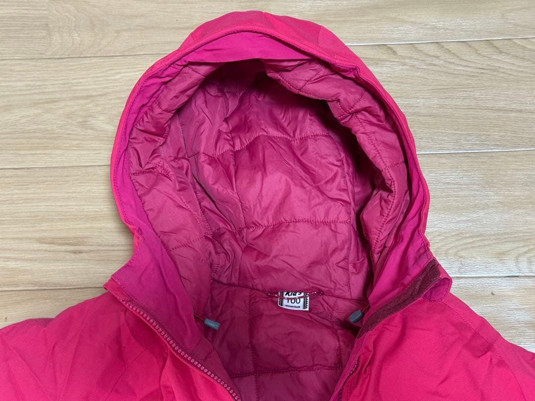 mont-bell モンベル　フード付き　オーバーオール　スキーウェア