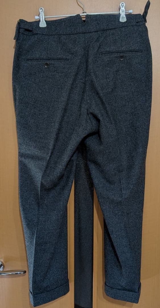 Berwich Scotch BEAMS 46 チャコールグレー フランネル