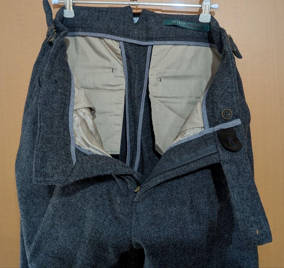 Berwich Scotch BEAMS 46 チャコールグレー フランネル