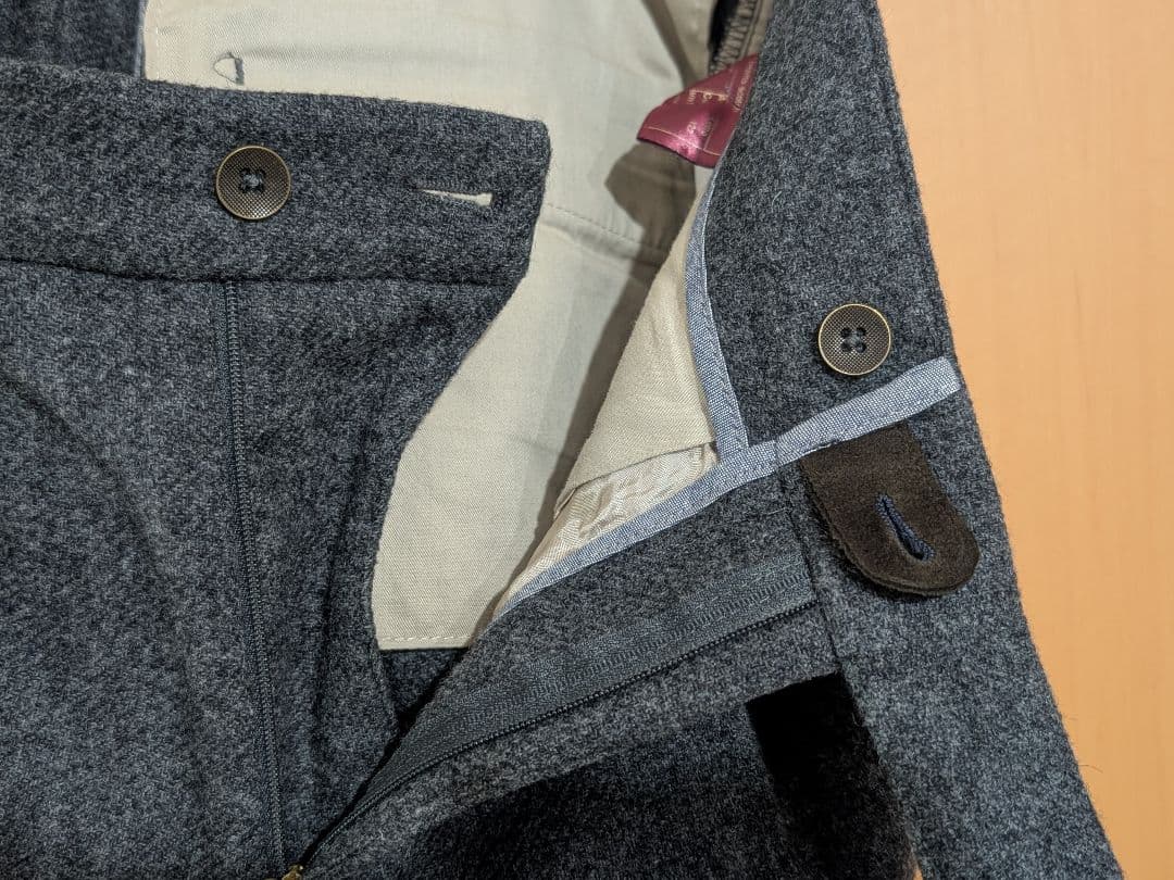 Berwich Scotch BEAMS 46 チャコールグレー フランネル