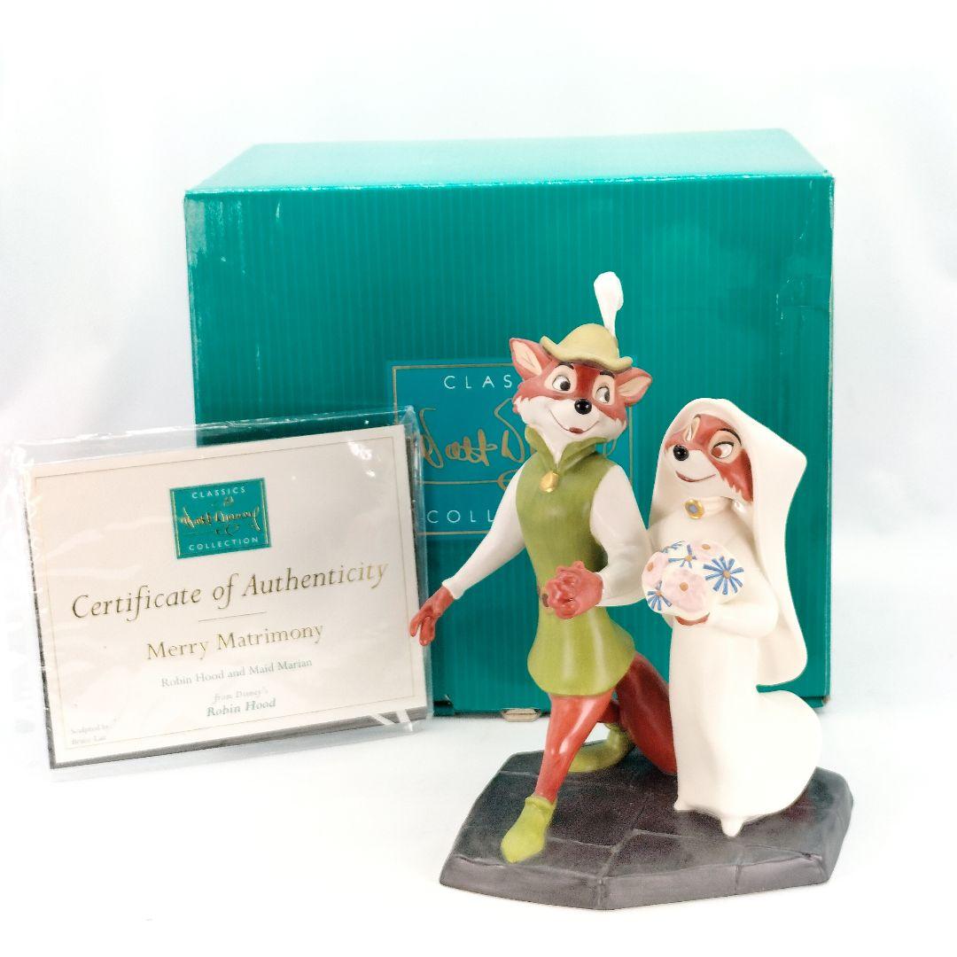 希少 ディズニー WDCC ロビンフッド ロビン マリアン フィギュア
