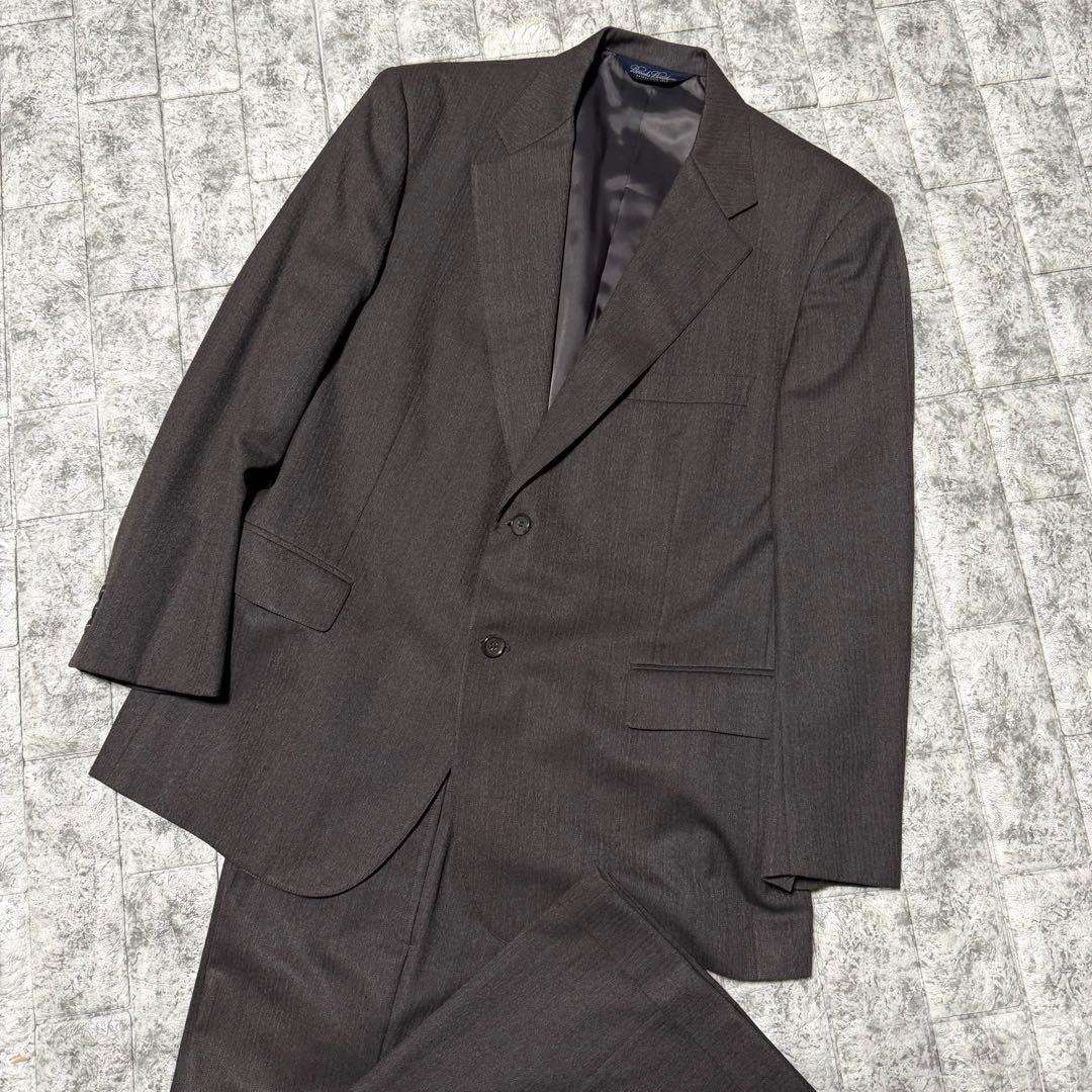 ブルックスブラザーズ　スーツ　ダークブラウン　ウール100% 極美品