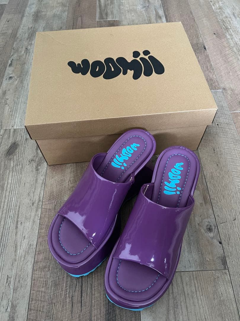 WOOMII コレット パープル クリンクル　37 試し履きのみ