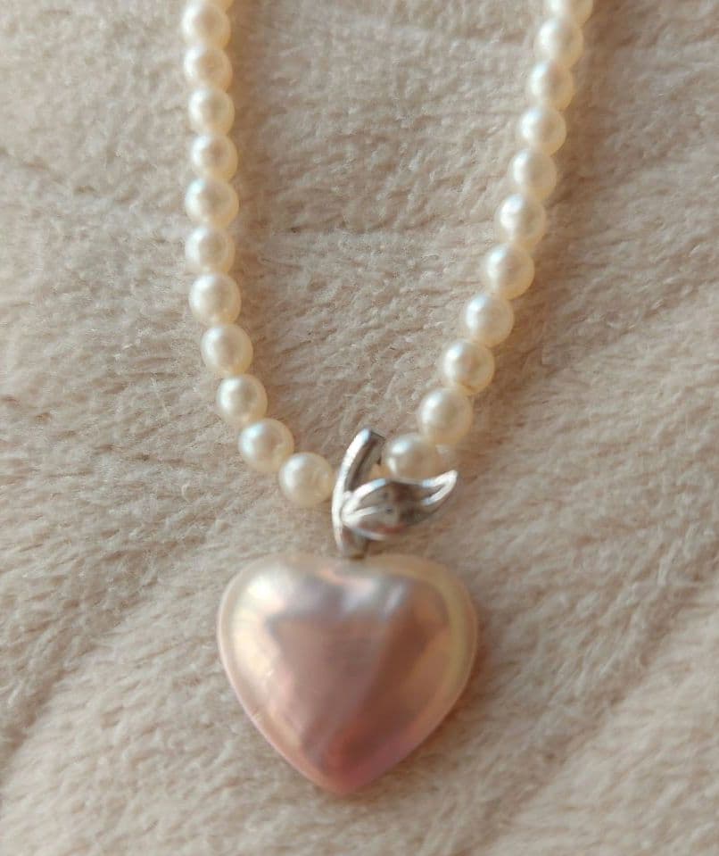 【美品】TASAKIネックレス ハート 保証書付き