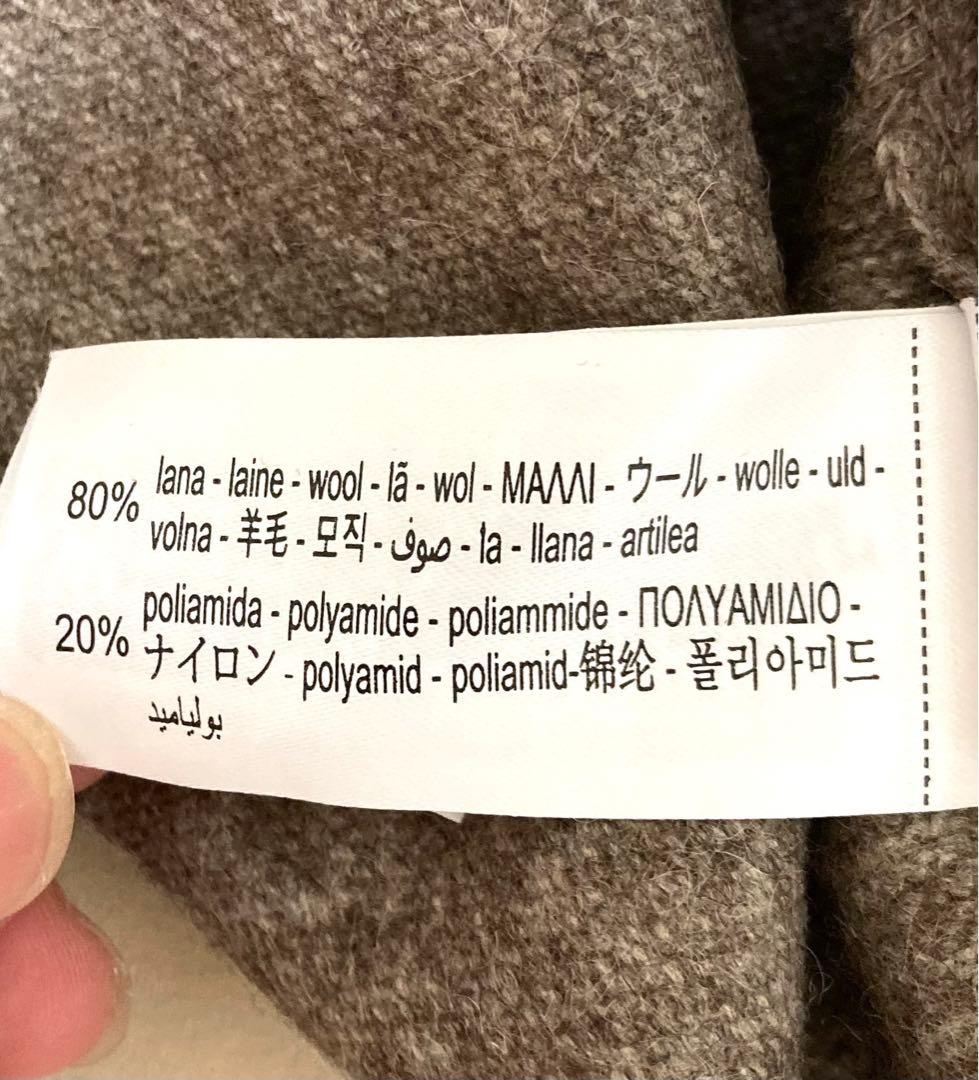 【新品】ZARA（ザラ）、ロングワンピース、ウールブレンド、Lサイズ