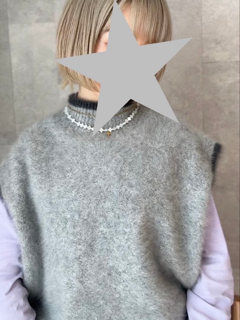 UNITED ARROWS フォックスカシミヤニットベスト