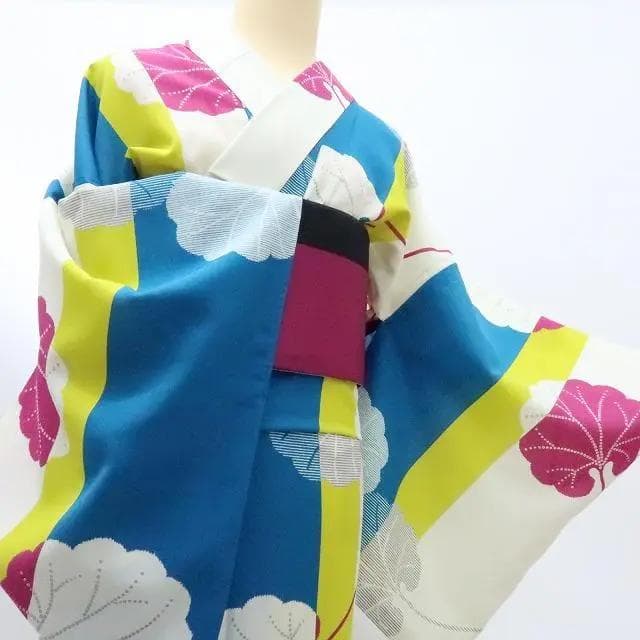 Y3111◆美品 撫松庵謹製 セオアルファ 薄物 縞 蕗 浴衣 洗える夏着物