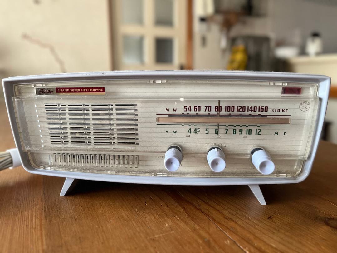 東芝ラジオかなりやOS 実働 /真空管ラジオ昭和Toshiba