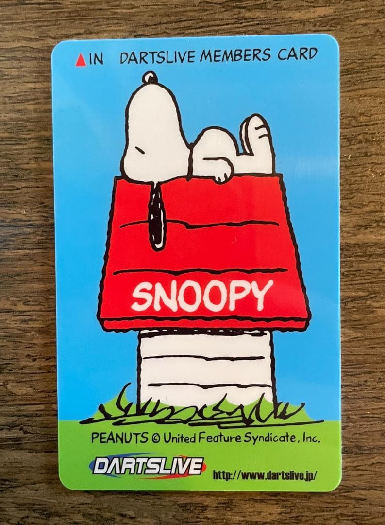 ☆まとめ買いでお値引き☆002★新品未使用激レアダーツライブカード★ スヌーピー