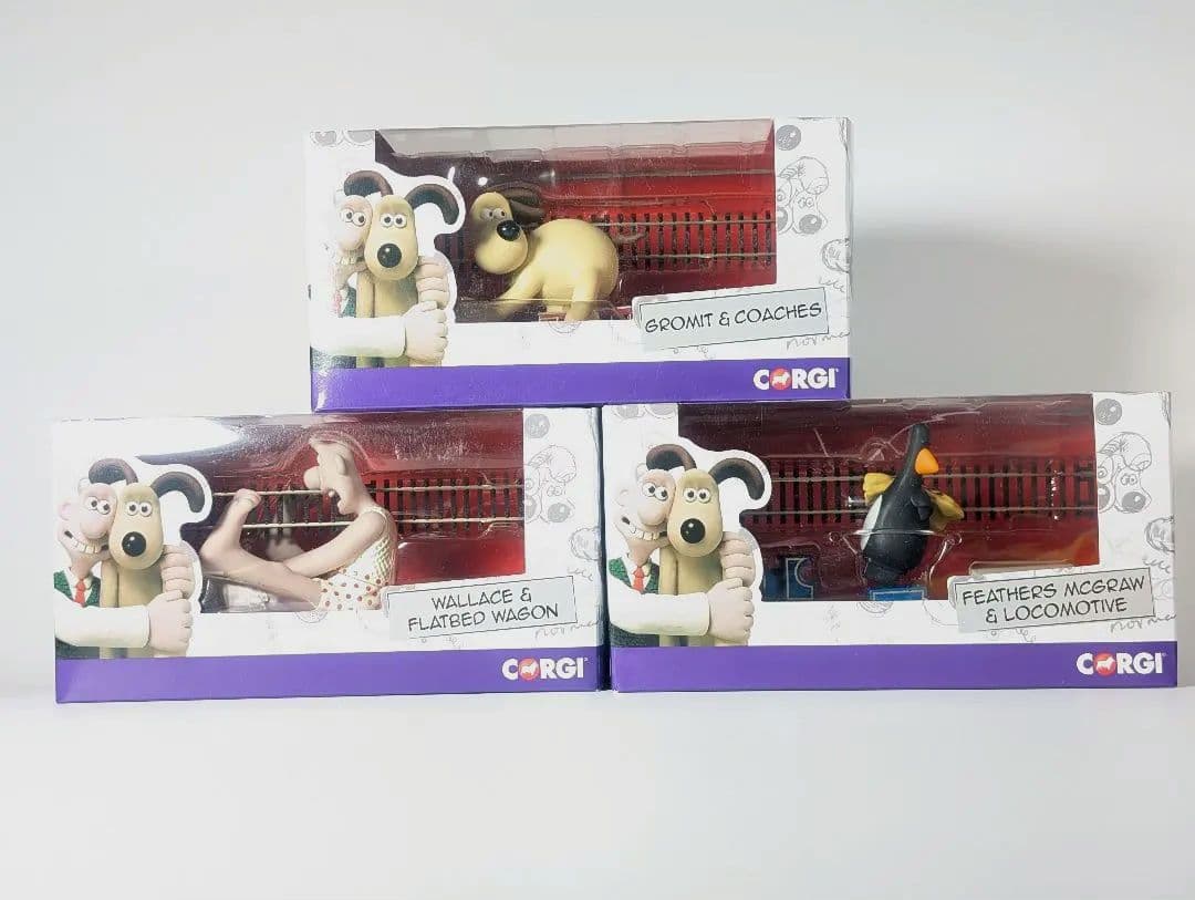 【新品未開封】ウォレスとグルミット 邦題「ペンギンに気をつけろ!」トレインセット